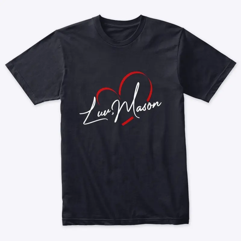 Luv, Mason Heart Logo T-Shirt