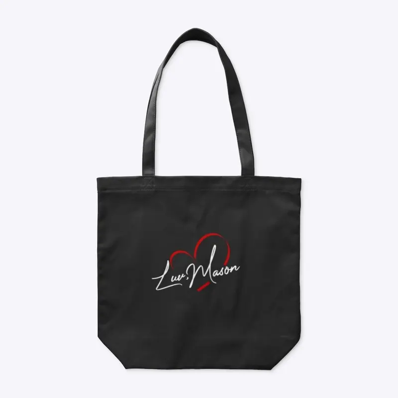 Luv, Mason Heart Logo Tote Bag